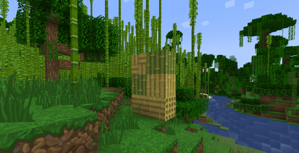 Vila de Bambu no Minecraft